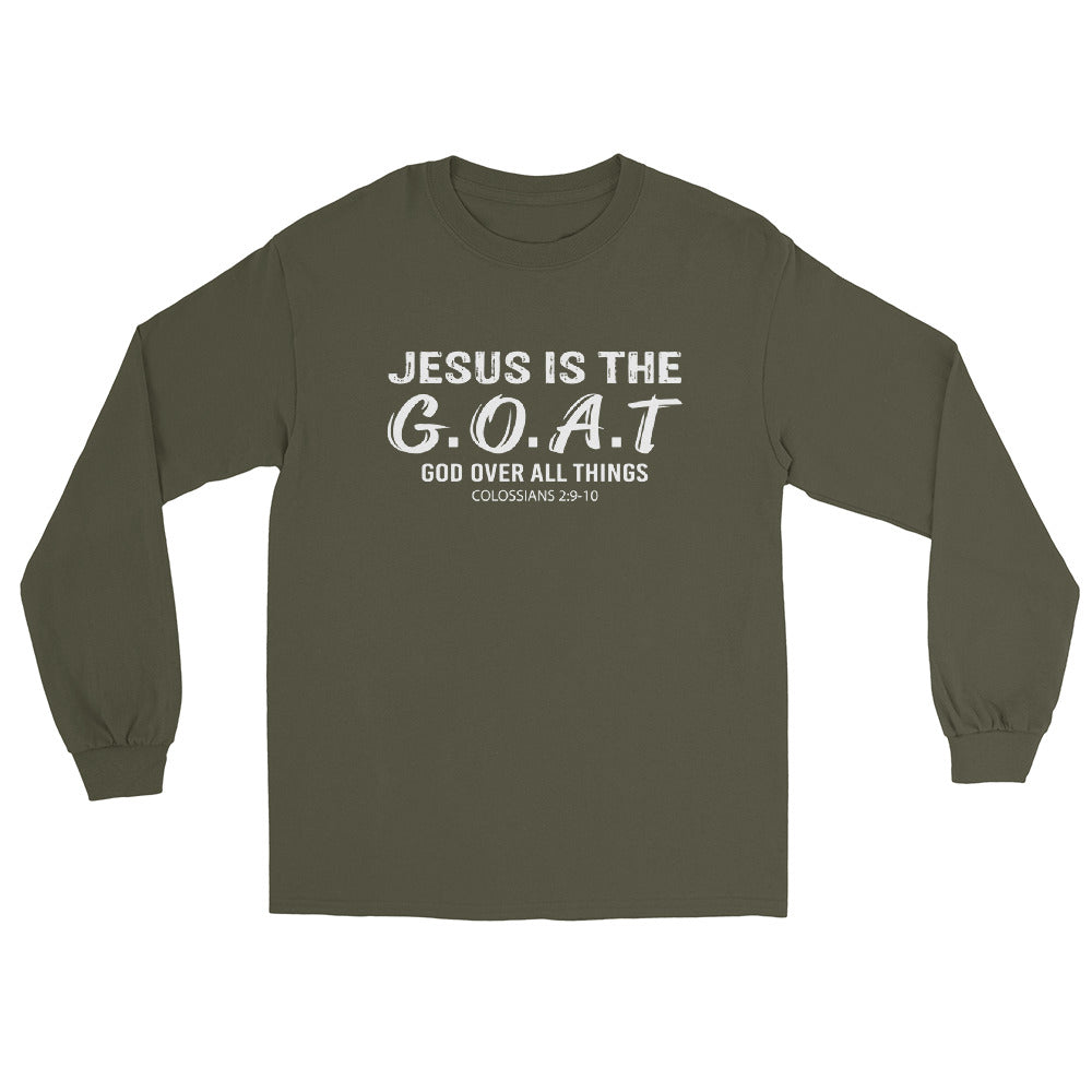 Jesus is the GOAT Christian Long Sleeve