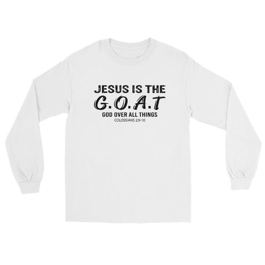 Jesus is the GOAT Christian Long Sleeve